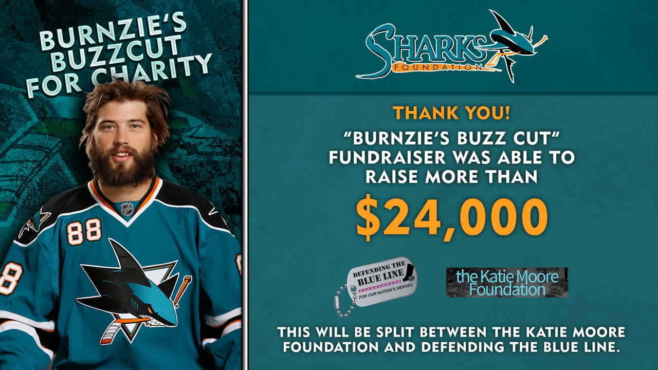 Brent Burns Haircut Fundraiser