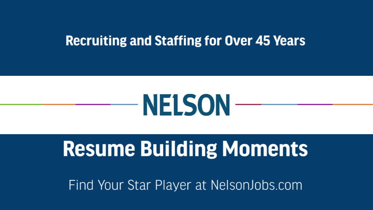 Resume Building Moments