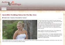 Wedding Videography Website