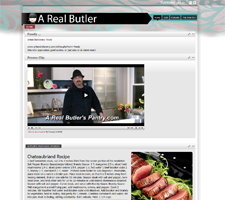 Television show promotional site