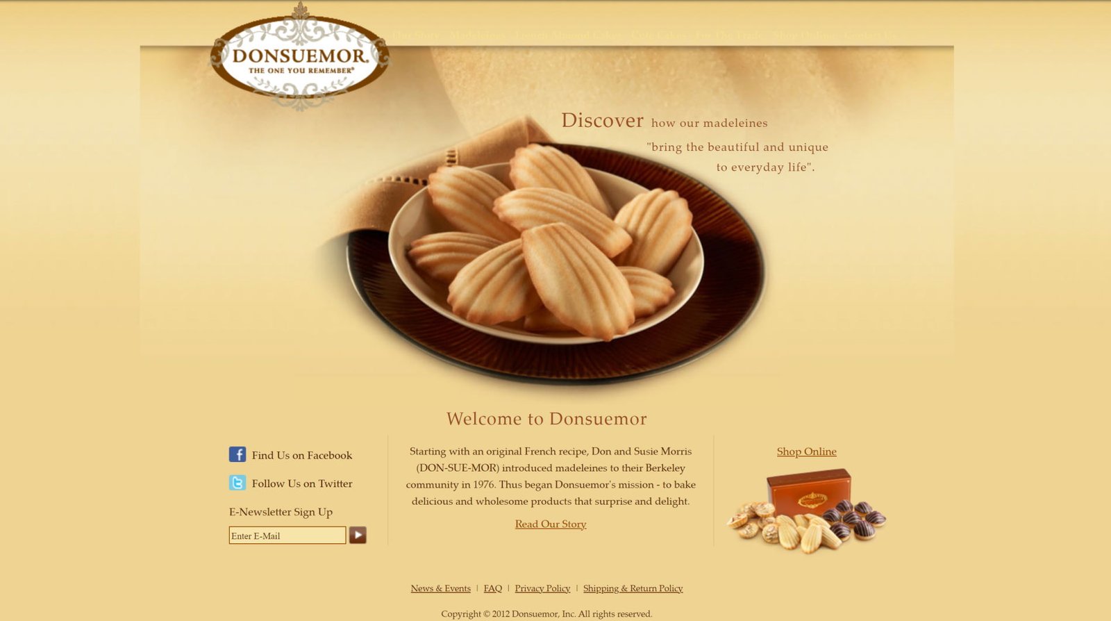 Donsuemor Ecommerce Site
