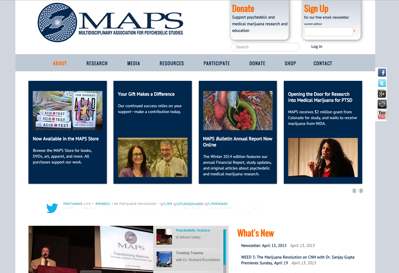 Non-Profit Web Site