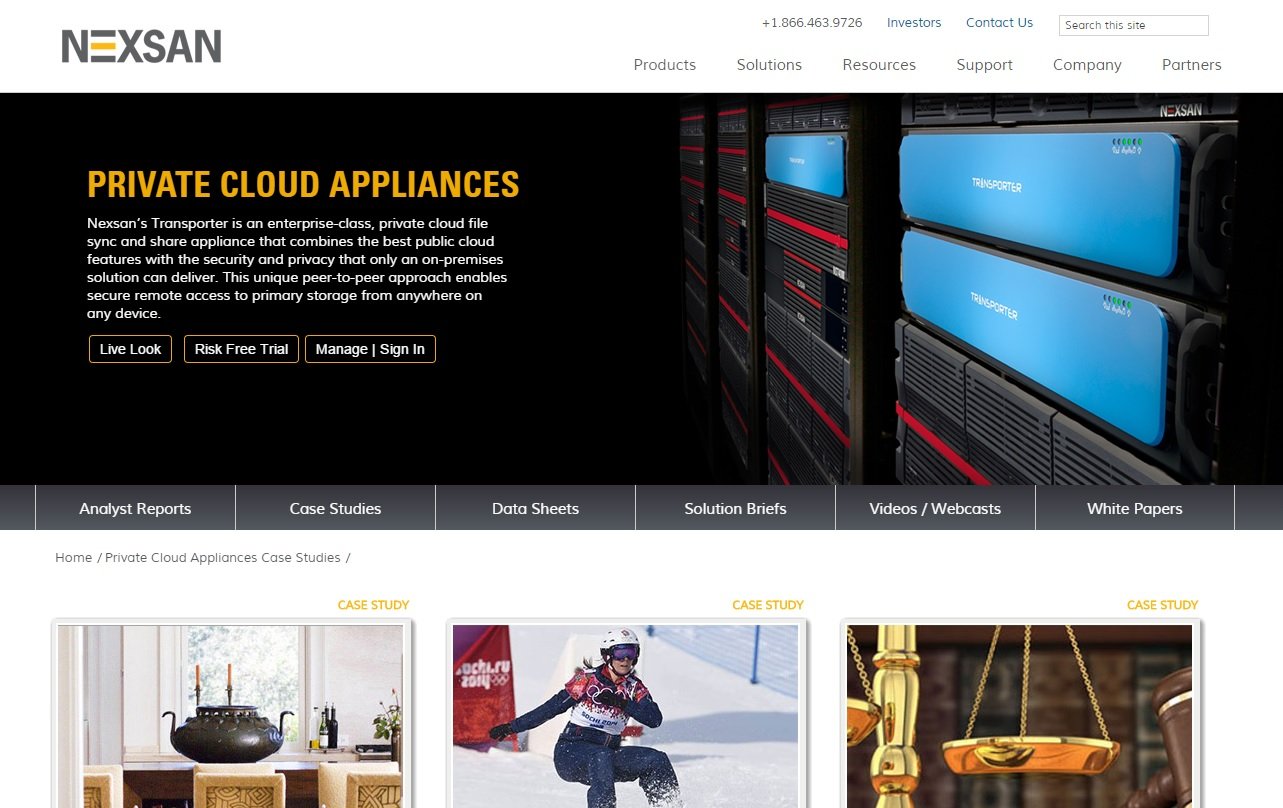 Storage Manufacturer Website