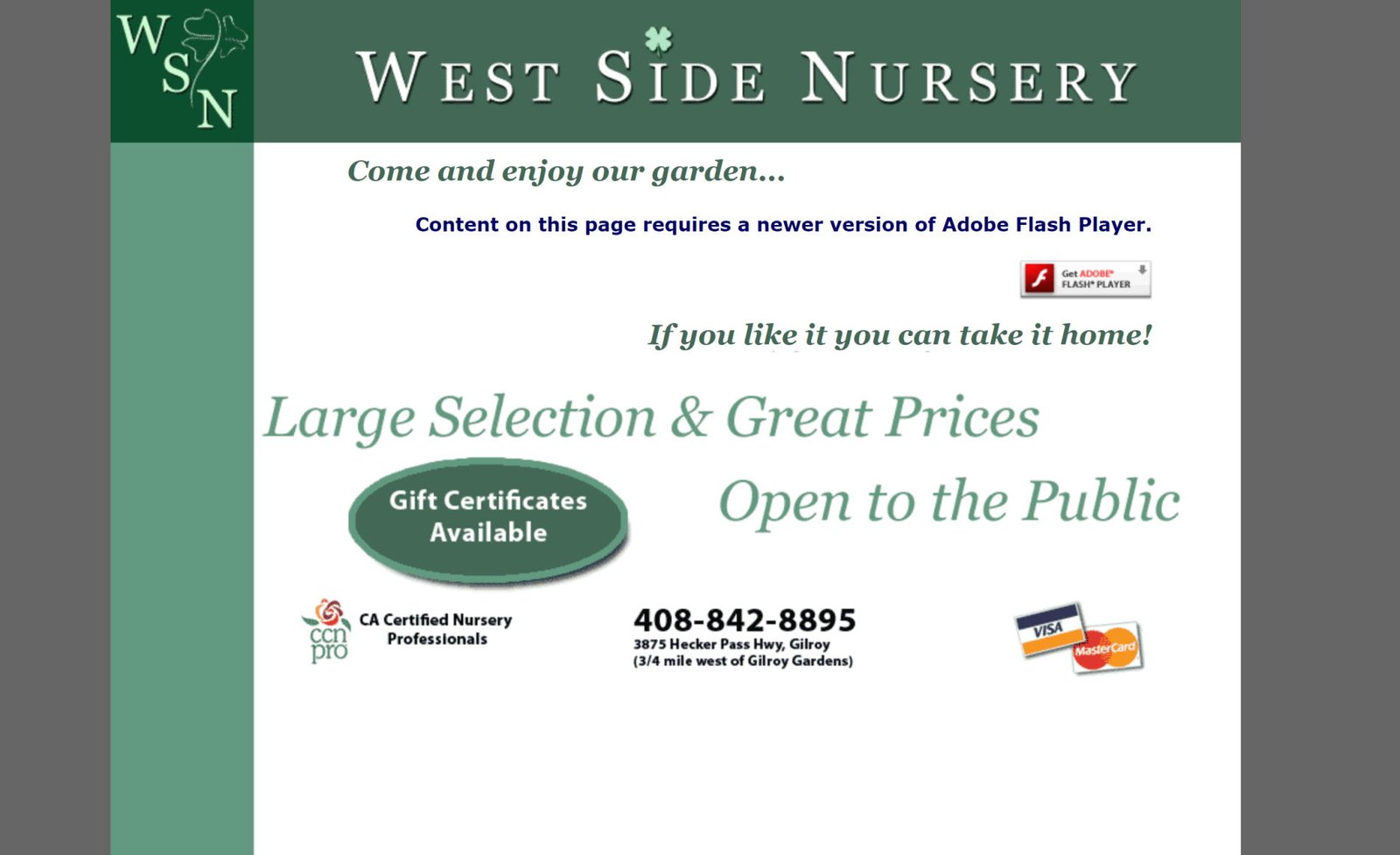 Nursery Ecommerce Website