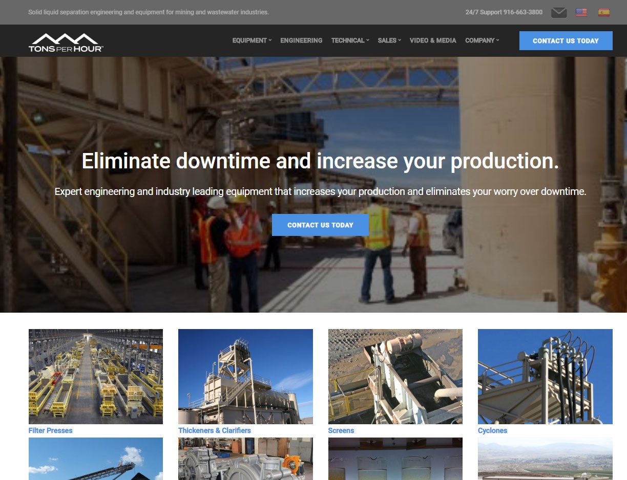 Industrial Pump Manufacturer Website